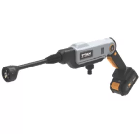Titan Tti855prw 22bar 18v 1 X 5.0ah Li-ion Cordless Hand-held Pressure Washer (123pv)