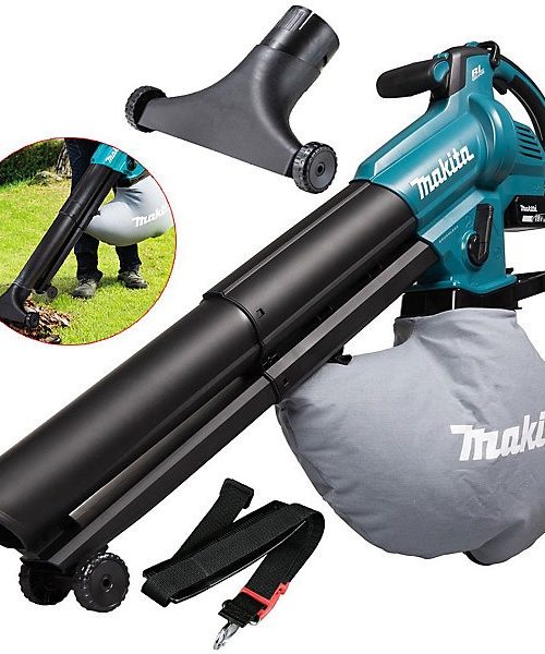 Makita DUB187Z 18V LXT Brushless Cordless Leaf Blower Vacuum + Bag + T Nozzle +